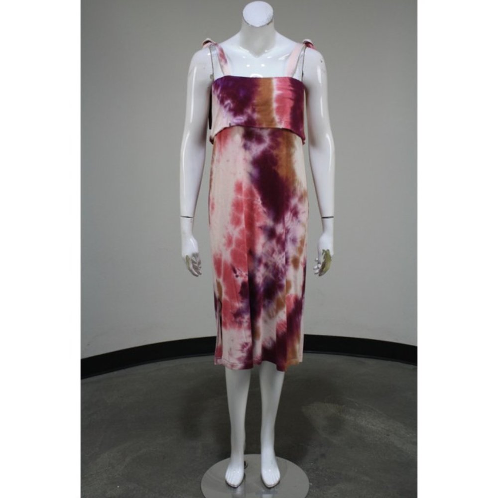 Sunday in Brooklyn tie-dye mid length dress